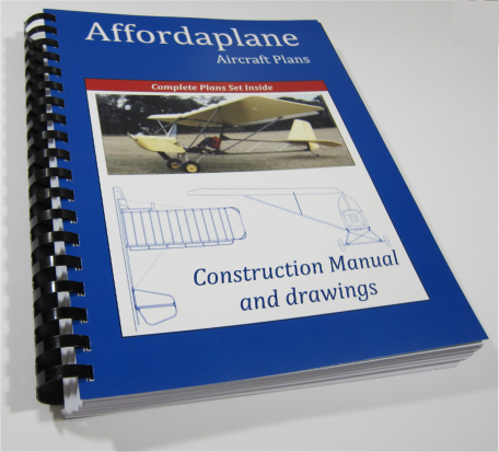Bound printed Affordaplane plans package